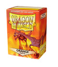 Fundas Standard Matte Naranja (100 fundas) Dragon Shield.