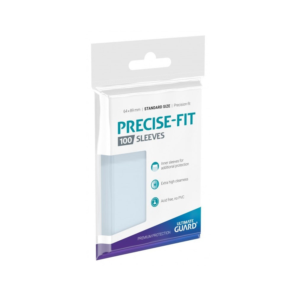 FUNDAS PRECISE-FIT SLEEVES TRANSPARENTES TAMAÑO ESTANDAR 100 UD