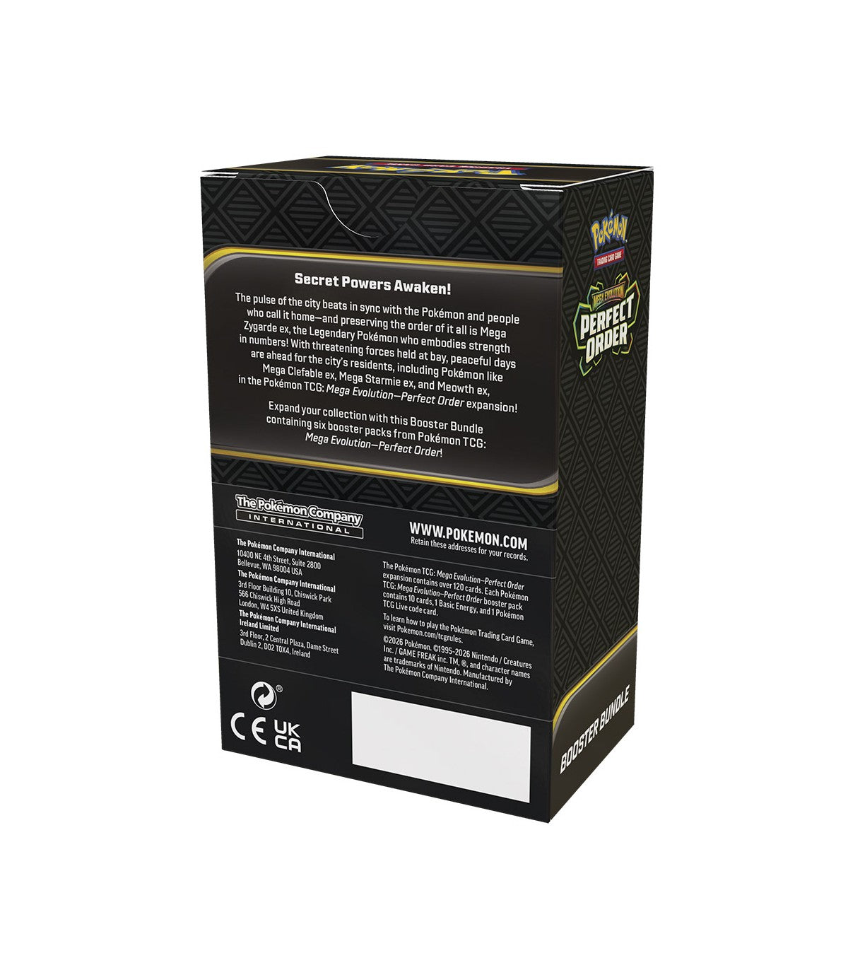 POKEMON TCG BOOSTER BUNDLE-PERFECT ORDER- SOBRES DE REFUERZO (INGLES)