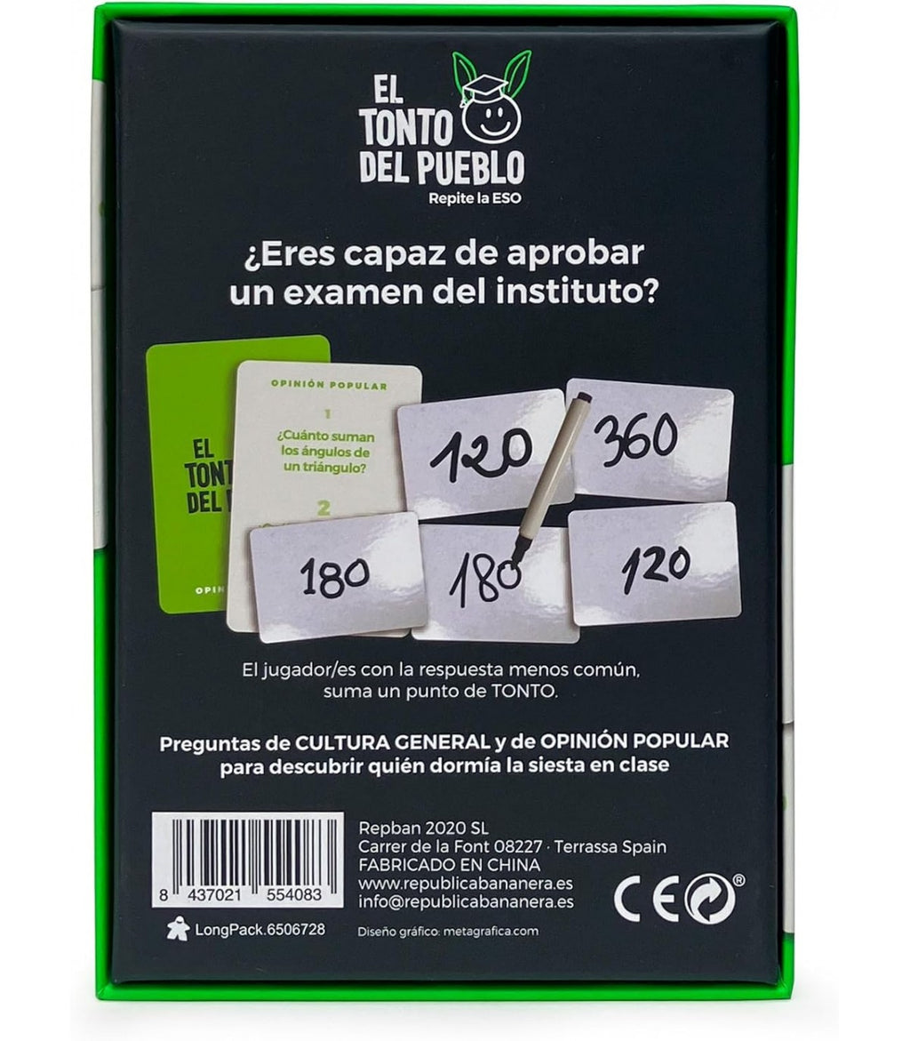 EL TONTO DEL PUEBLO REPITE LA ESO