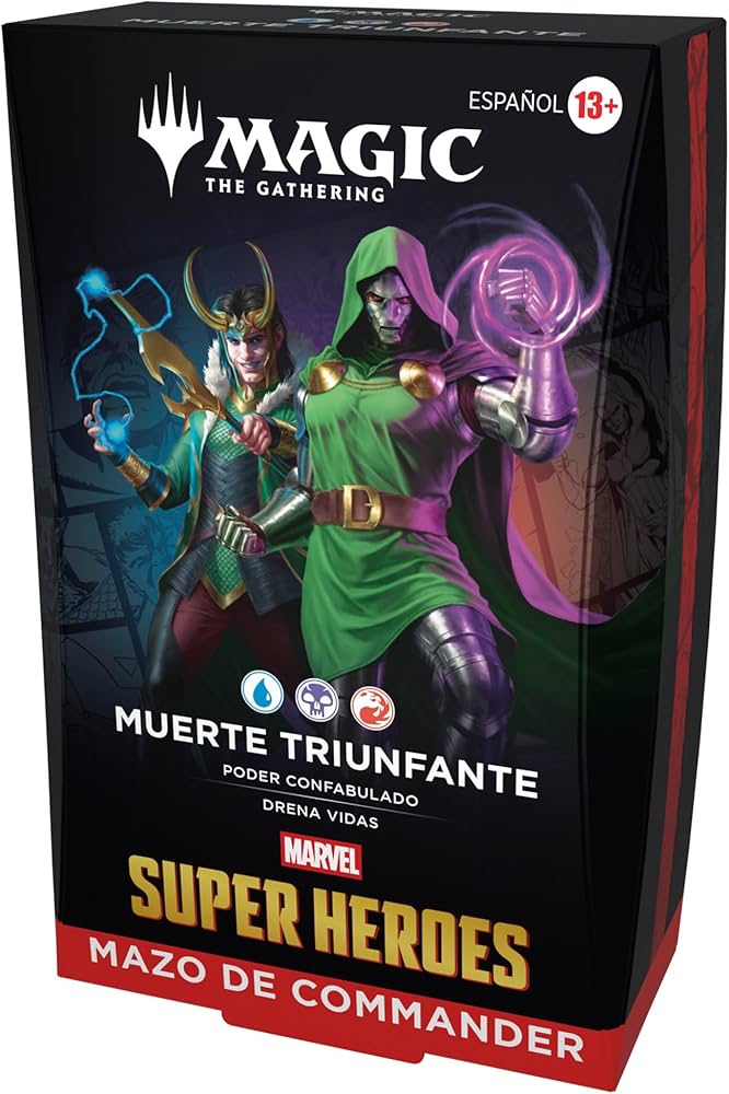 Mazo de Commander de Magic: The Gathering | Marvel Super Heroes - Muerte triunfante (Versión en Español)