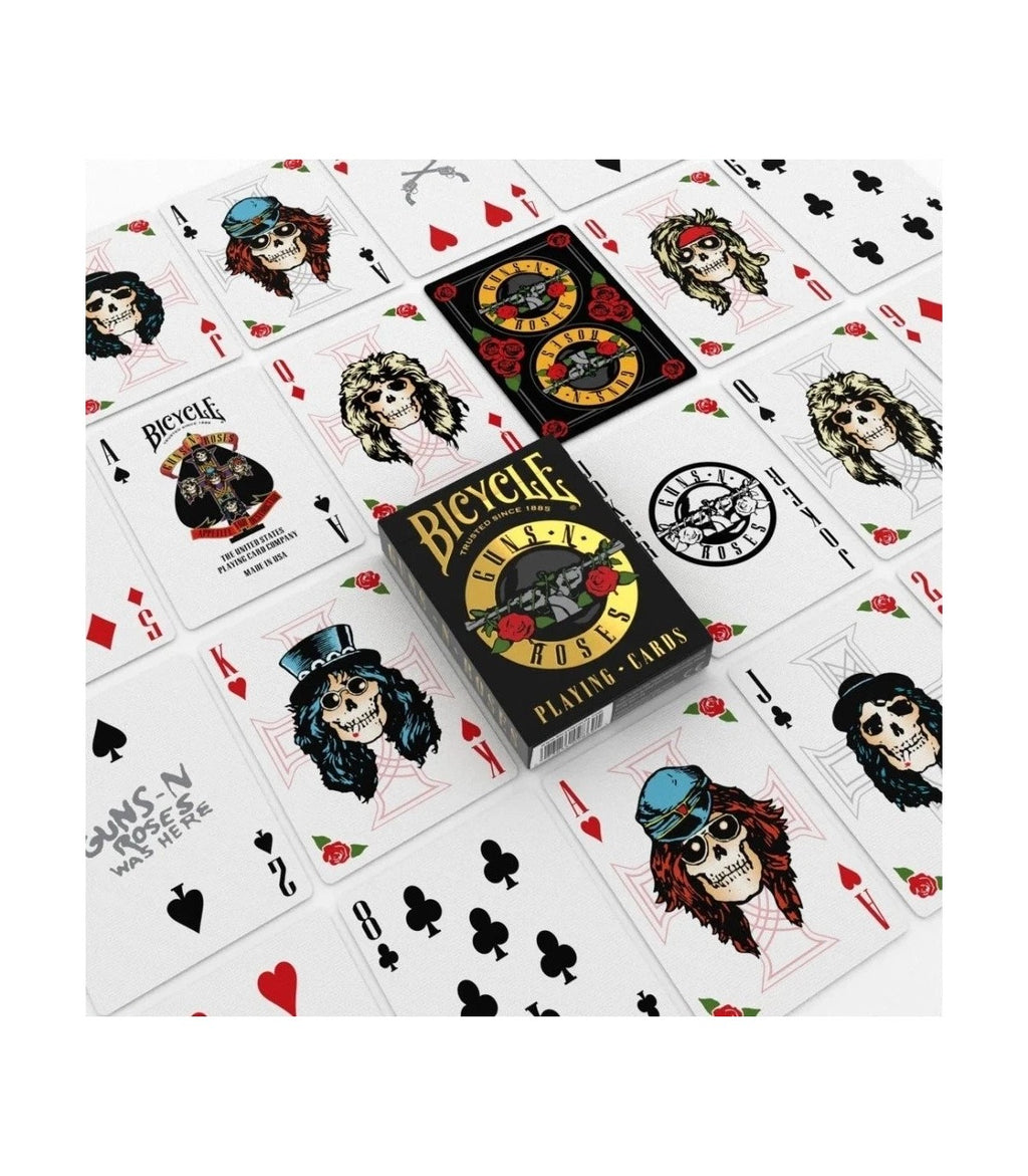 NAIPES - BARAJA BICYCLE GUNS & ROSES