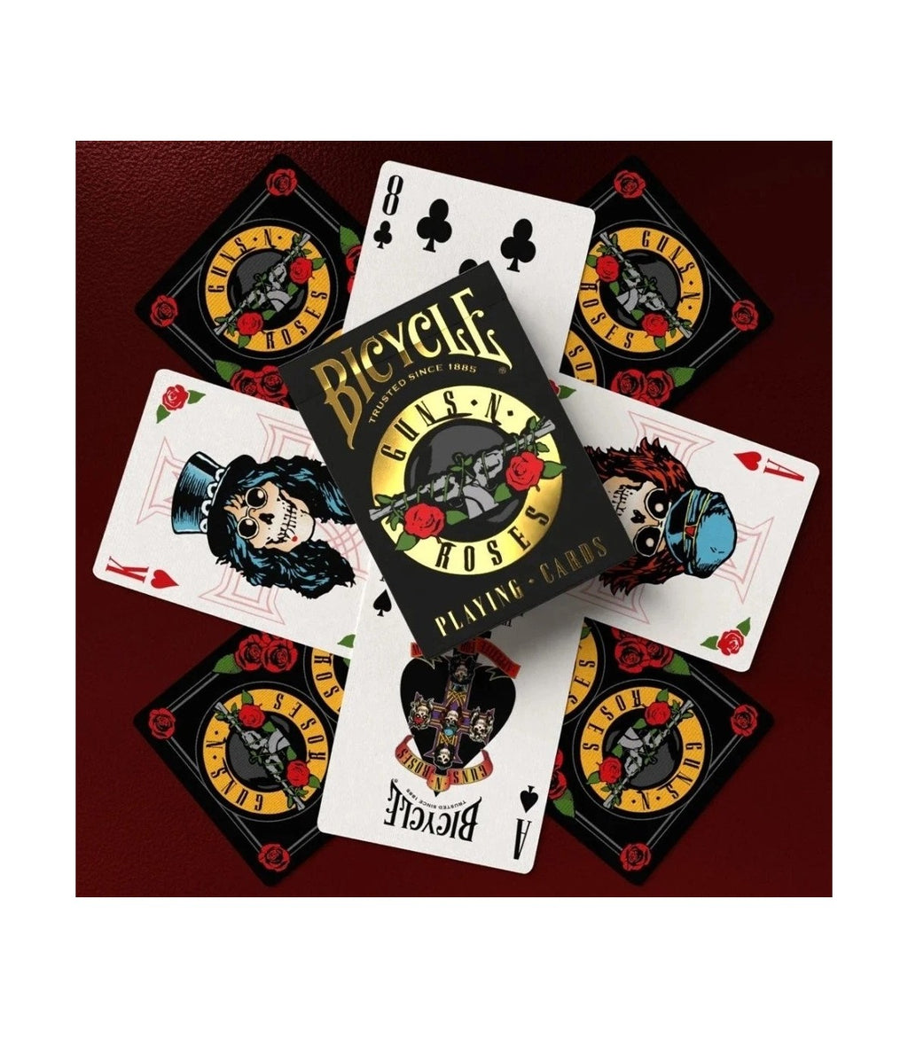 NAIPES - BARAJA BICYCLE GUNS & ROSES