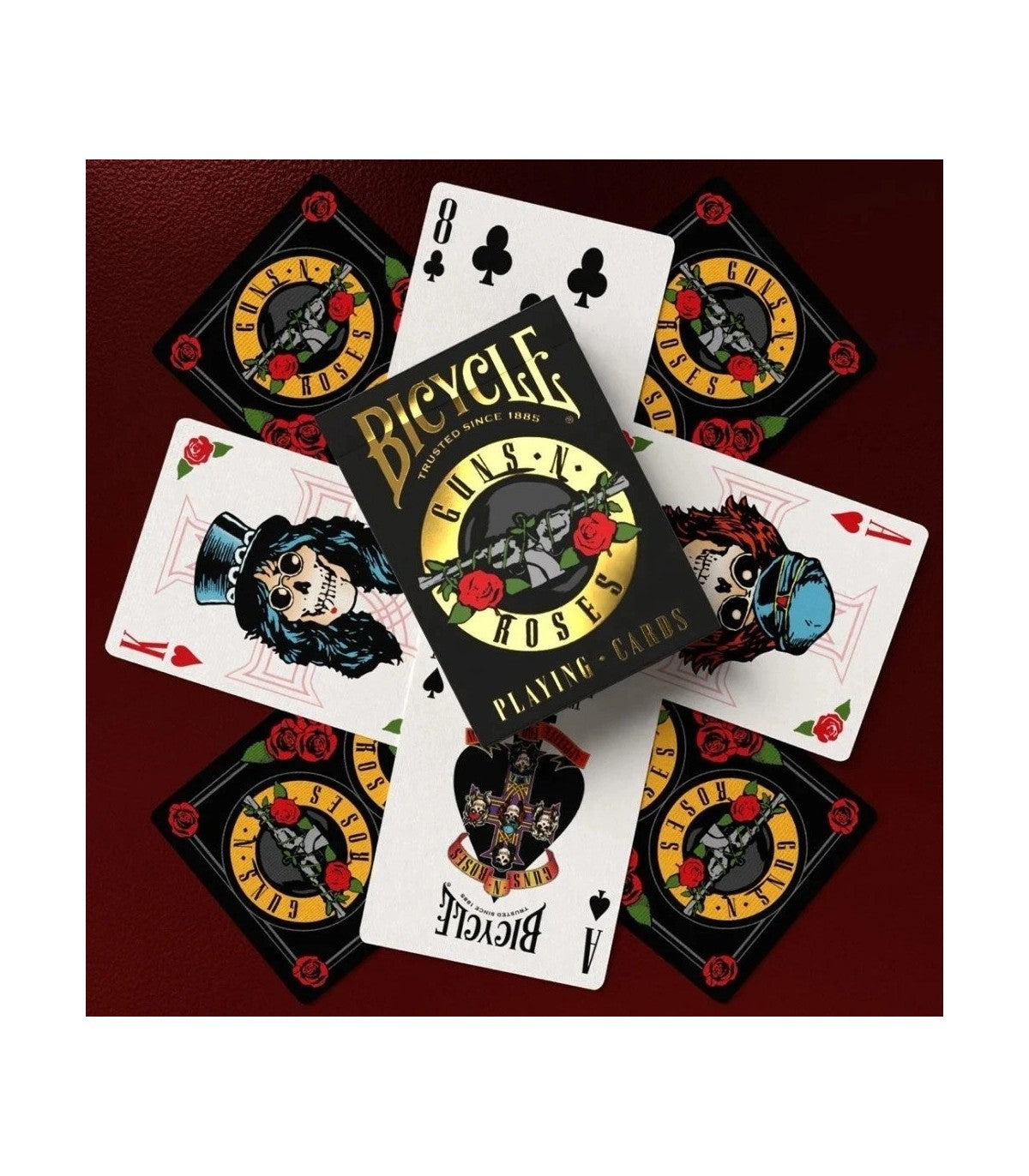 NAIPES - BARAJA BICYCLE GUNS & ROSES