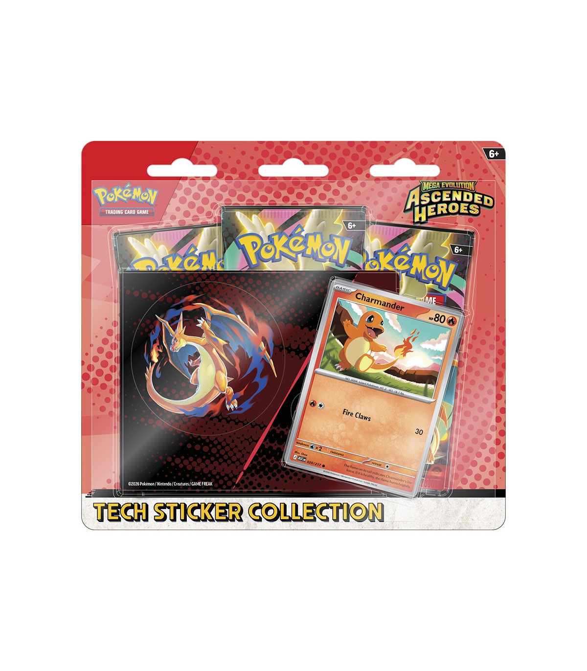 POKEMON TCG-MEGAEVOLUCION HEROES ASCENDENTES COLEC. CON PEGATINA ESPECIAL (ESPAÑOL)