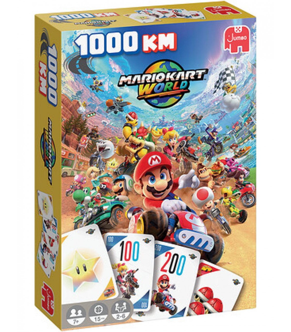1000 KM - MARIO KART WORLD JUEGO DE CARTAS