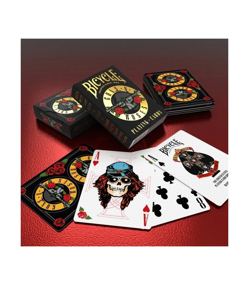 NAIPES - BARAJA BICYCLE GUNS & ROSES