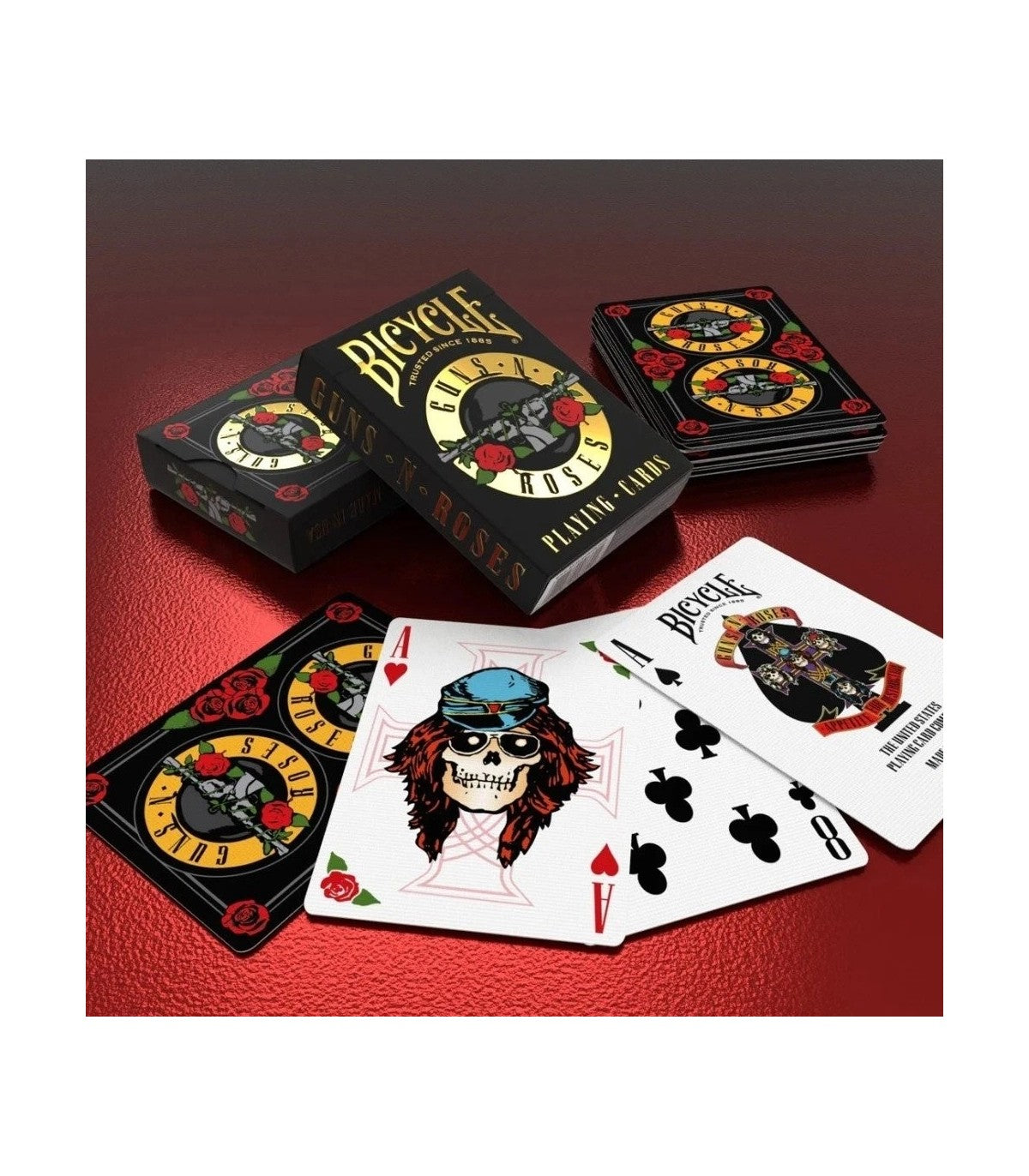 NAIPES - BARAJA BICYCLE GUNS & ROSES